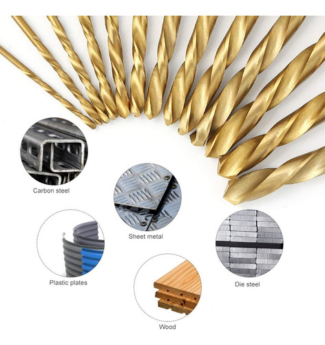 Juego De 13 Brocas Giratorias Fast Change Hss Para Madera