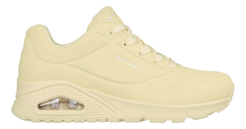 Tenis Skechers Mujer Uno - Bright Air Amarillo