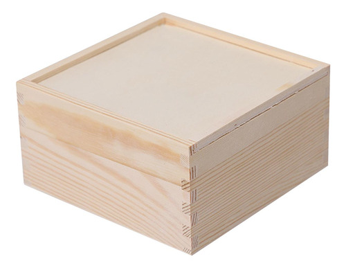 Caja De Madera Para Dulces De Boda, Contenedor Con 15x15x8cm