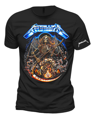 Playera Metallica 12 Cuello Redondo