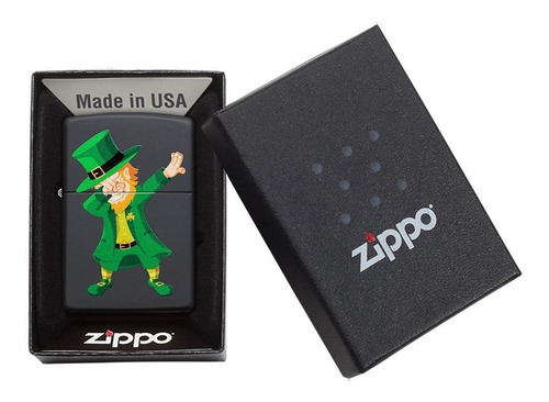 Imagen 7 de 10 de Encendedor Zippo Modelo 49124 Dabbing Leprechaun Garantia.