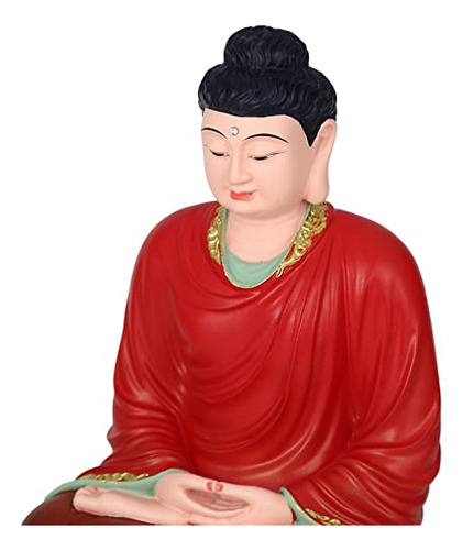 Estatua Buda Grande Meditando Sentado Hecha A Mano Zen.