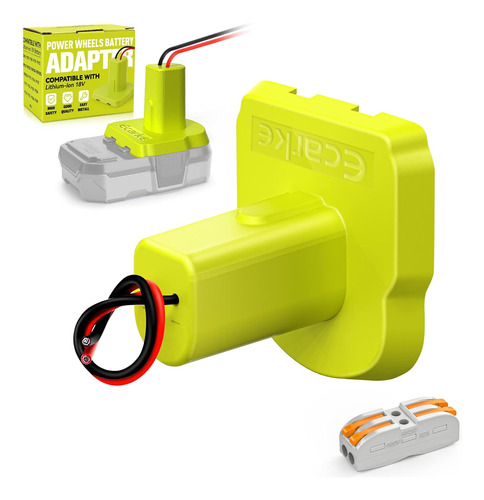 Para Power Wheels Adaptador Ryobi 18v One P108 P107 P10...