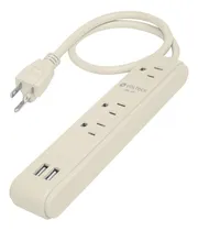 Comprar Multicontactos Supresor De Picos Regulador 2 Usb 3 Entradas