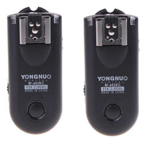 Yongnuo Rf-603n Ii - Disparador De Flash Remoto Inalámbrico