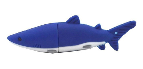 Aneew Azul Pendrive Tiburon Pescado Unidad Flash Memoria