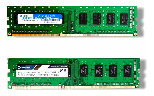 Tarjeta Ram Ddr3 De 16gb 8x2