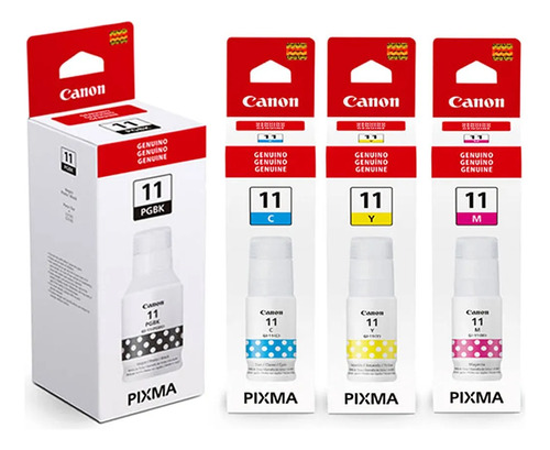 Pack Tinta Gi-11 Canon Originales Pixma G2160 G3160