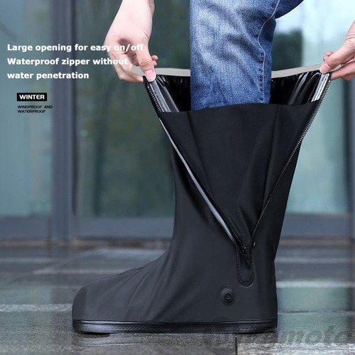 Cubiertas Altas Zapatos Lluvia Moto, Impermeables, Reutiliza
