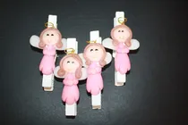 Comprar 20 Broches Bautismo Souvenir Porcelana Fría Con Imán