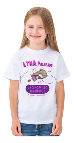 Remera Sublimada Niños Niñas - Lyna Una Familia Anormal