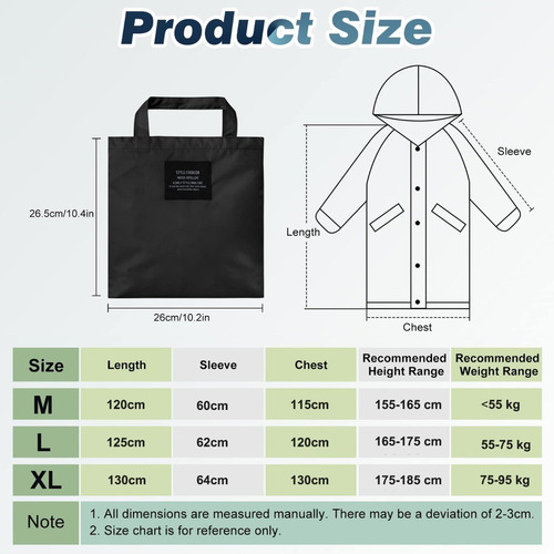 Chubasqueros Largos Para Mujer, Impermeable Mujer