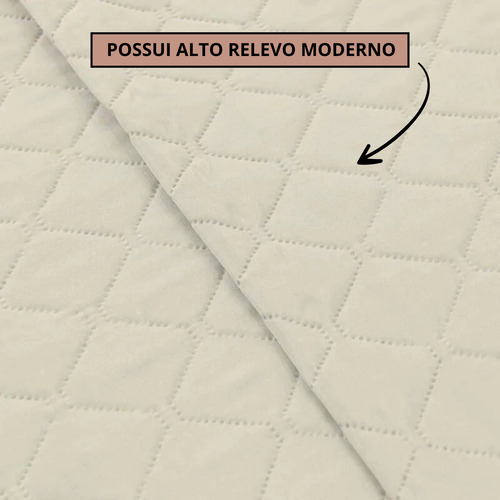 Colcha Basics 1,60 X 2,40 Solteiro Marfim