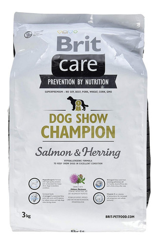 Brit Care Dog Show Champion Hipoalergenica 3 Kg Con Regalo