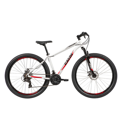 Bicicleta Caloi Vulcan Branca 21v