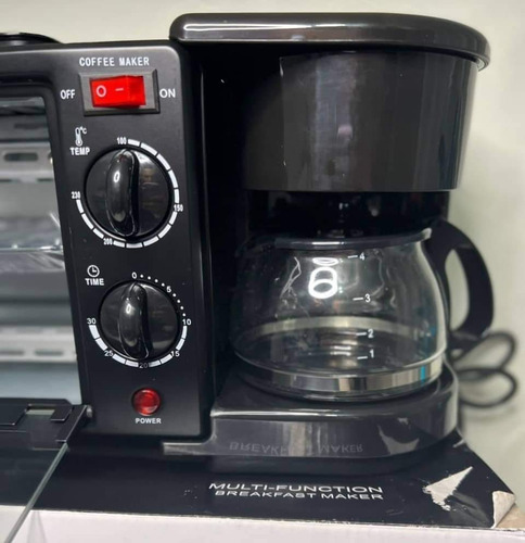 Desayunador 3 En 1 Horno Cafetera Sarten