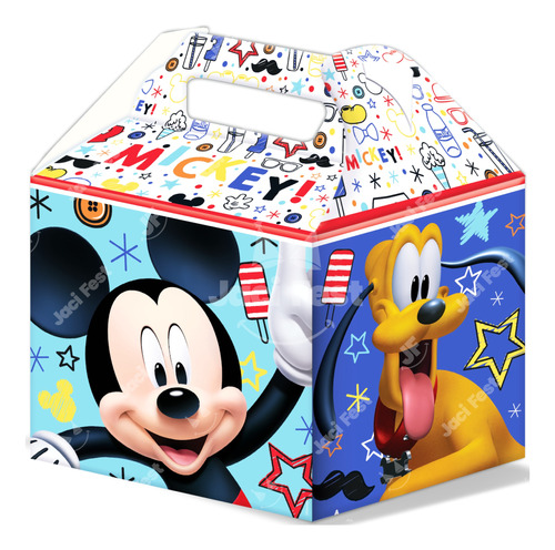 12 Cajas Cajitas Dulceras Mickey Mouse Fiesta Mic0h1