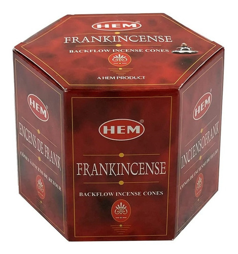 Hem Incienso Backflow Cono Reflujo Efecto Cascada 40 Conitos Fragancia Frankincense