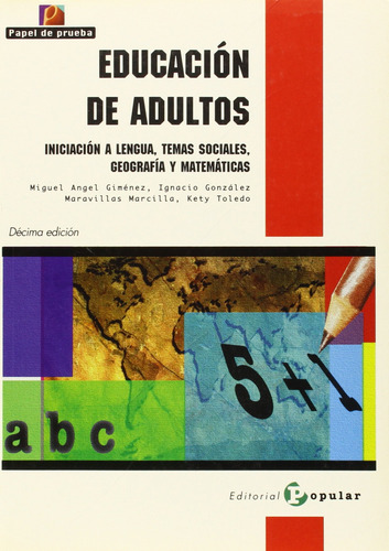 Educación De Adultos  -  Giménez, Miguel Ángel Et Al.