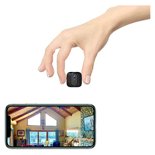 Mini Spy Hidden Camera 4k Wifi Nanny Cam Wireless Pir S...