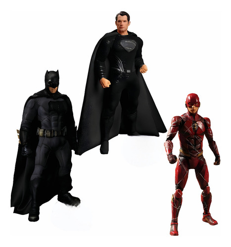 Batman Superman Flash Zs Justice League Deluxe Mezco One 12