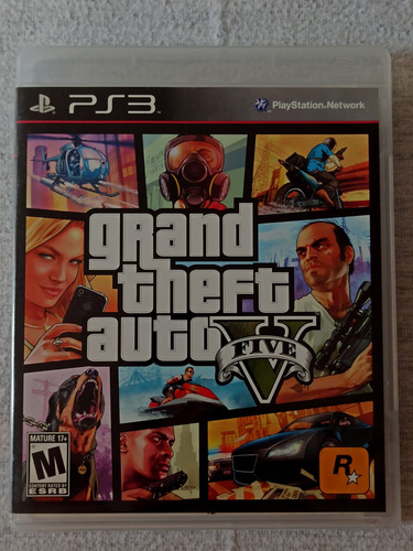 Grand Theft Auto V Gta Ps3 Playstation 3 Con Mapa (Usado)