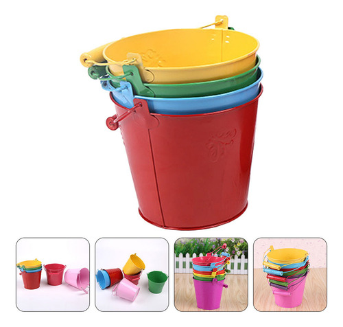 Aplicável A Cubetas Pequeñas De Hojalata Para Playa, 4