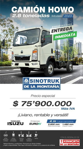 Camión Sinotruk  Ton Modelo 2022 | MercadoLibre