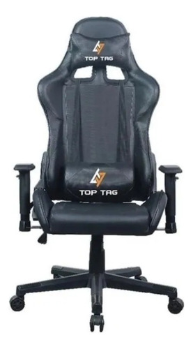 Cadeira de escritório Top Tag HS036 gamer ergonômica  preta com estofado de mesh