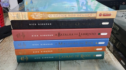 Coleção 11 - Percy Jackson E Os Olimpianos De Rick Riordan (Usado)