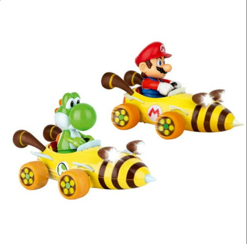 Mariokart Carrera Rc Pack Mario Y Yoshi Cuatrimoto 2023 New