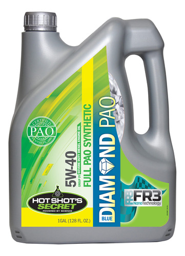 Secret Blue Diamond De Hot Shot 100 % Pao Pao 5w40 Ck4 1 Gal