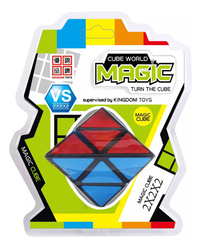 Cubo Magico Piramide Cube World Magic 3x3 En Blister