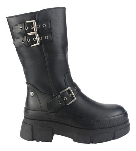 Botin Chalada Mujer Fley-1 Negro Casual