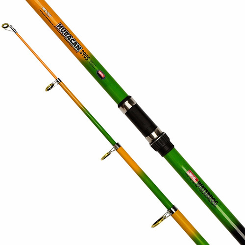 Caña Pesca Telescopica Huracan Waterdog 3.90 Mt Variada Mar Lance Hasta 150 Gramos