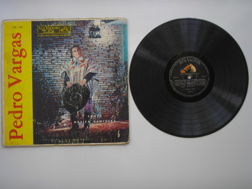 Lp Vinilo Pedro Vargas Canta Musica Ranchera