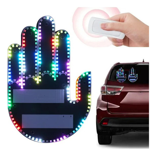 Luz Led Rgb Gestos Mano Dedos Para Autos Cinta 3m Y Control 