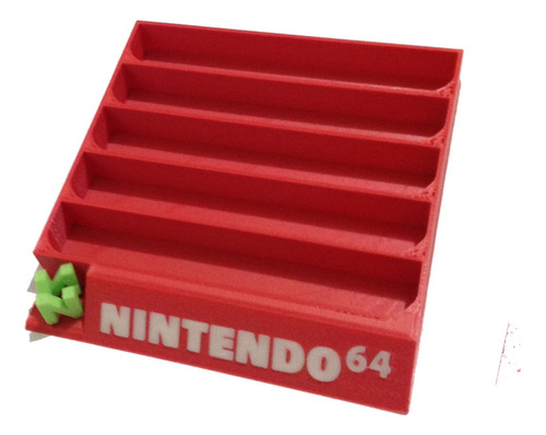 Stand Organizador Compatible Con Juegos Nintendo 64 N64 3d