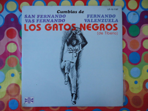 Los Gatos Negros De Tiberio Lp Cumbias 1981 R