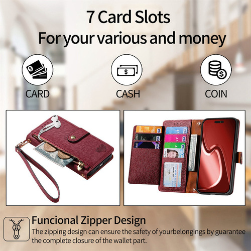 Funda De Piel Tipo Cartera For Teléfono Sharp Sense