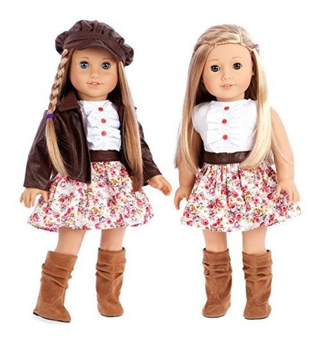 Ropa Para Muñeca Set 4 Piezas American Girl 18 Pulgadas