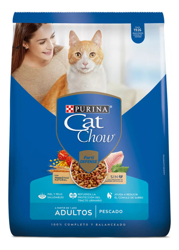 Alimento Seco Para Gato Adulto Pescado Cat Chow 8kg