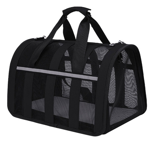Bolsa Transporte Cao Gato Cachorro Pet Aviao Faixa Refletiva