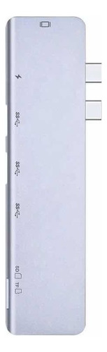 Jsj Adaptador Mac Hub 7 En 1 Usb Tipo C Compatible Mac Hdmi