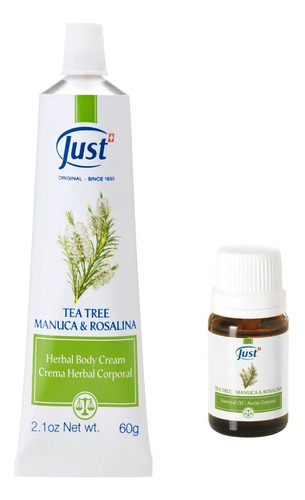 Aceite Y Crema De Tea Tree, Manuca Y Rosalina - Just