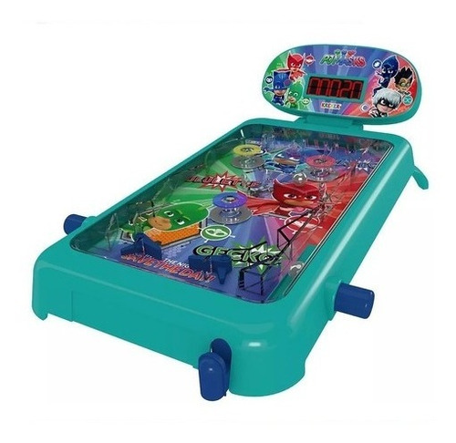 Imagen 2 de 4 de Heroes En Pijama Super Pinball Con Luz Y Sonido Pj Masks