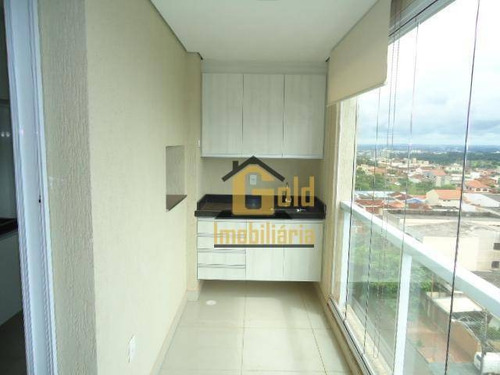 Imagem 3 de 16 de Apartamento Com Varanda Gourmet, 2 Dormitórios, 1 Suite, Armários - Jardim Paulistano - Ribeirão Preto-s.p. - Ap2399