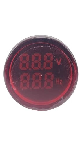 Luz Piloto Voltaje Y Frecuencia 50-500v / 0-99hz Rojo