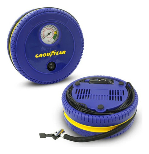 Compresor Portatil 120w 12v Goodyear