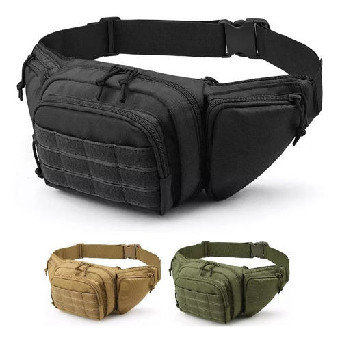 Canguro Riñonera Táctico Militar Impermeable. 3 Litros